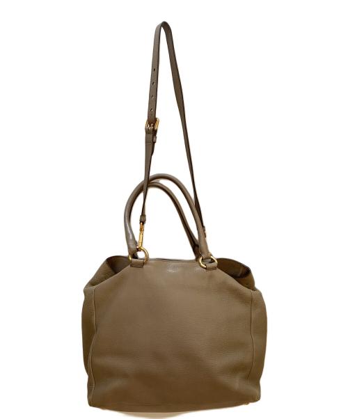 PRADA（プラダ）PRADA (プラダ) 2WAYバッグ ブラウンの古着・服飾アイテム