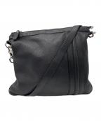 GUCCIグッチ）の古着「GUCCI   レザーショルダーバッグ」｜ブラック