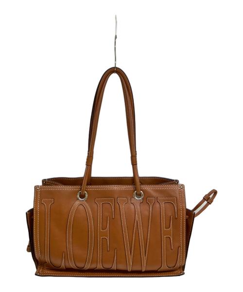 LOEWE（ロエベ）LOEWE (ロエベ) ショッパートートバッグ ブラウンの古着・服飾アイテム