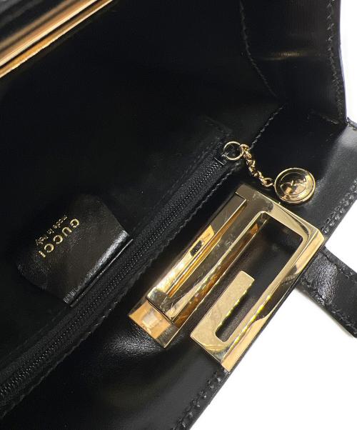 GUCCI（グッチ）GUCCI (グッチ) ハンドバッグ/OLD GUCCI ブラックの古着・服飾アイテム