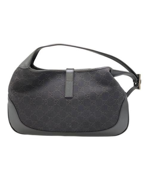 GUCCI（グッチ）GUCCI (グッチ) GGキャンバス　ショルダーバッグ ブラックの古着・服飾アイテム