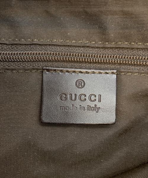 GUCCI（グッチ）GUCCI (グッチ) GGキャンバス　ショルダーバッグ ブラックの古着・服飾アイテム