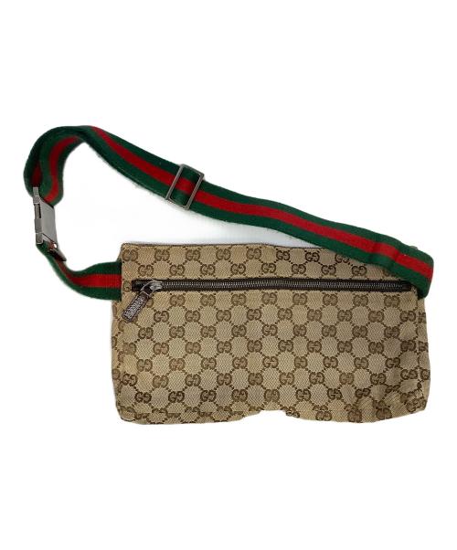 GUCCI（グッチ）GUCCI (グッチ) ウエストポーチ ベージュの古着・服飾アイテム