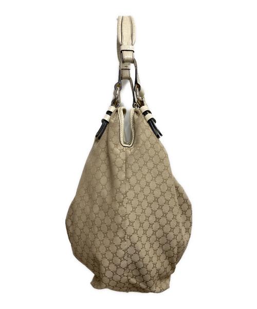 CELINE（セリーヌ）CELINE (セリーヌ) マカダム　ワンショルダーバッグ ベージュの古着・服飾アイテム