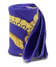 HERMES（エルメス）の古着「HERMES　カレ90　シルクスカーフ」｜ネイビー