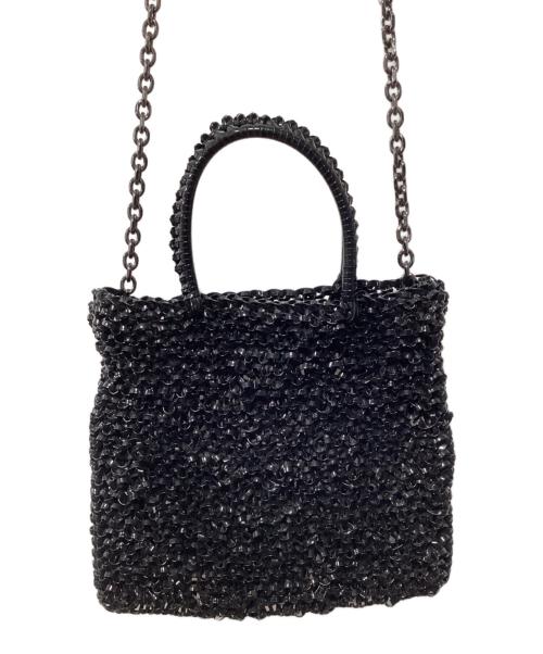 ANTEPRIMA（アンテプリマ）ANTEPRIMA (アンテプリマ) ハンドバッグ ブラックの古着・服飾アイテム