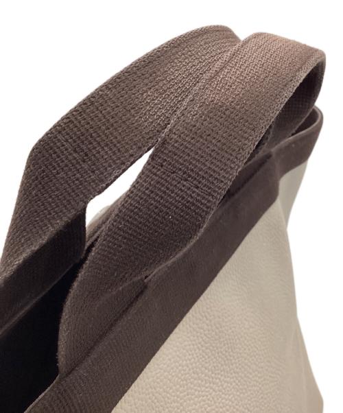 Herve Chapelier（エルベシャプリエ）Herve Chapelier (エルベシャプリエ) 舟型トートバッグ ブラウン×モカの古着・服飾アイテム