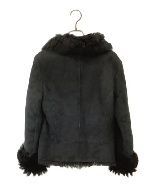 EPOCA（エポカ）EPOCA (エポカ) レザーコート ブラック サイズ:40の古着・服飾アイテム