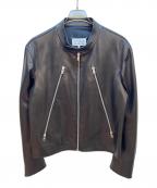 Maison Margielaメゾンマルジェラ）の古着「八の字ライダースジャケット」｜ブラック