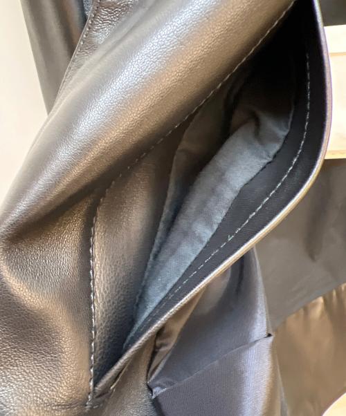 Maison Margiela（メゾンマルジェラ）Maison Margiela (メゾンマルジェラ) 八の字ライダースジャケット ブラック サイズ:50 未使用品の古着・服飾アイテム