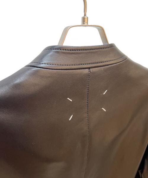 Maison Margiela（メゾンマルジェラ）Maison Margiela (メゾンマルジェラ) 八の字ライダースジャケット ブラック サイズ:50 未使用品の古着・服飾アイテム
