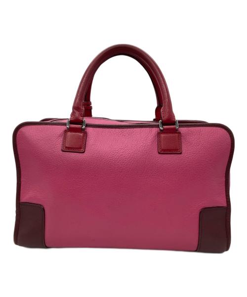 LOEWE（ロエベ）LOEWE (ロエベ) LOEWE　アマソナ36　バッグ ピンクの古着・服飾アイテム