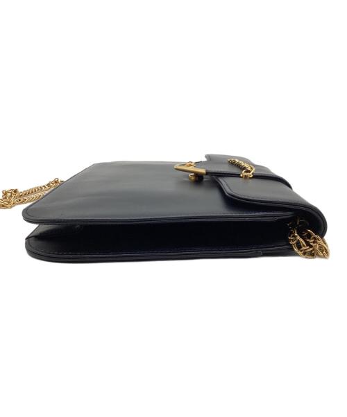 Cartier（カルティエ）Cartier (カルティエ) チェーンショルダーバッグ ネイビーの古着・服飾アイテム