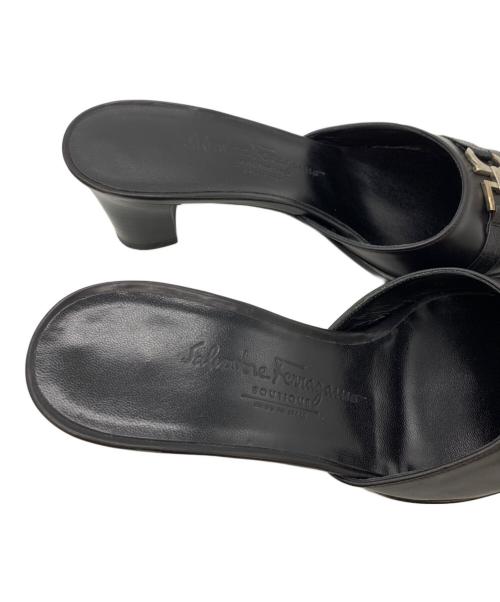 Salvatore Ferragamo（サルヴァトーレ フェラガモ）Salvatore Ferragamo (サルヴァトーレ フェラガモ) サンダル ブラック サイズ:5の古着・服飾アイテム