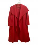 Max Mara Studioマックスマーラ ストゥディオ）の古着「ガウンコート」｜ワインレッド