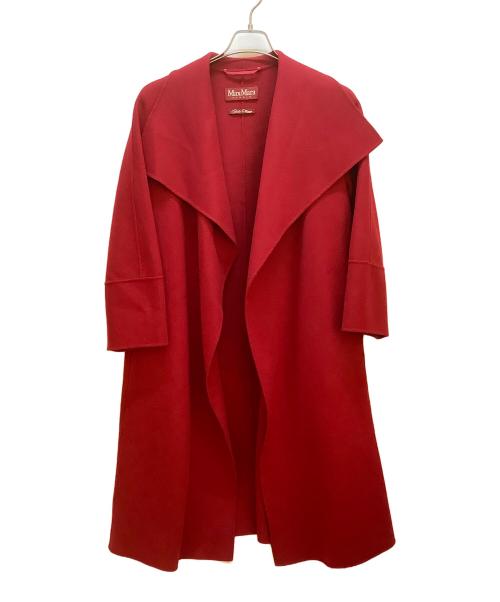 Max Mara Studio（マックスマーラ ストゥディオ）Max Mara Studio (マックスマーラ ストゥディオ) ガウンコート ワインレッド サイズ:160/84の古着・服飾アイテム