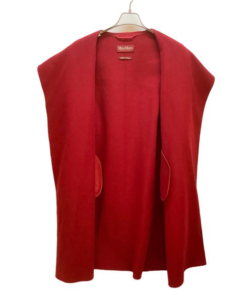 Max Mara Studio（マックスマーラ ストゥディオ）Max Mara Studio (マックスマーラ ストゥディオ) ガウンコート ワインレッド サイズ:160/84の古着・服飾アイテム