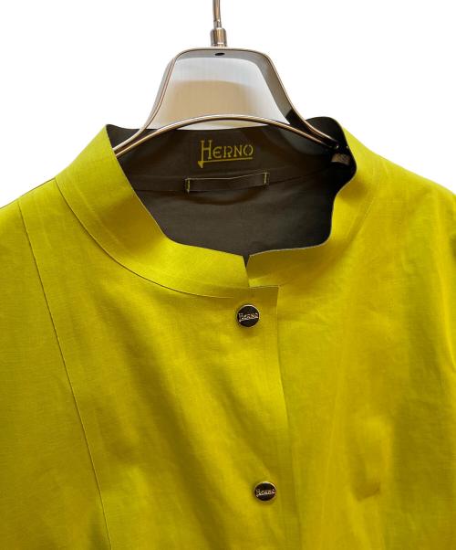 HERNO（ヘルノ）HERNO (ヘルノ) リバーシブルジャケット ブラウン×グリーン サイズ:42の古着・服飾アイテム