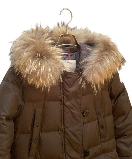 MONCLER（モンクレール）MONCLER (モンクレール) ダウンコート ブラウンの古着・服飾アイテム
