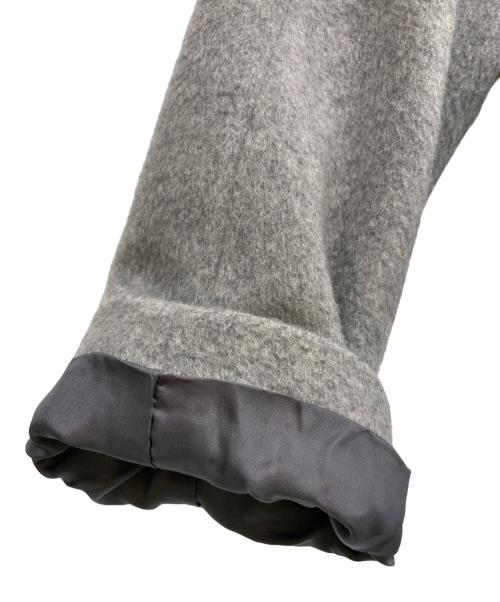 GALERIE VIE（ギャルリーヴィー）GALERIE VIE (ギャルリーヴィー) ノーカラーコート グレー サイズ:36の古着・服飾アイテム