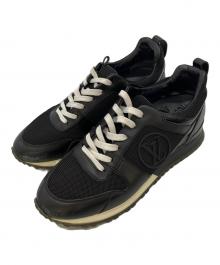 LOUIS VUITTON（ルイ ヴィトン）の古着「ランアウェイ・ラインスニーカー」｜ブラック