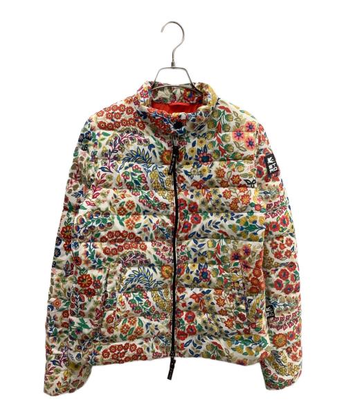 ETRO（エトロ）ETRO (エトロ) ボタニカル花柄ダウンジャケット レッド サイズ:46の古着・服飾アイテム