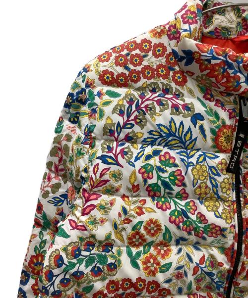 ETRO（エトロ）ETRO (エトロ) ボタニカル花柄ダウンジャケット レッド サイズ:46の古着・服飾アイテム