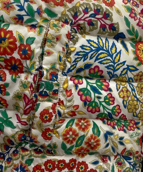 ETRO（エトロ）ETRO (エトロ) ボタニカル花柄ダウンジャケット レッド サイズ:46の古着・服飾アイテム