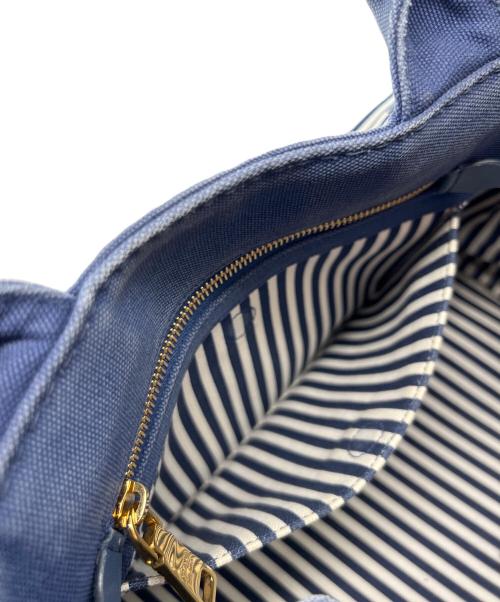 PRADA（プラダ）PRADA (プラダ) ハンドバッグ ブルーの古着・服飾アイテム