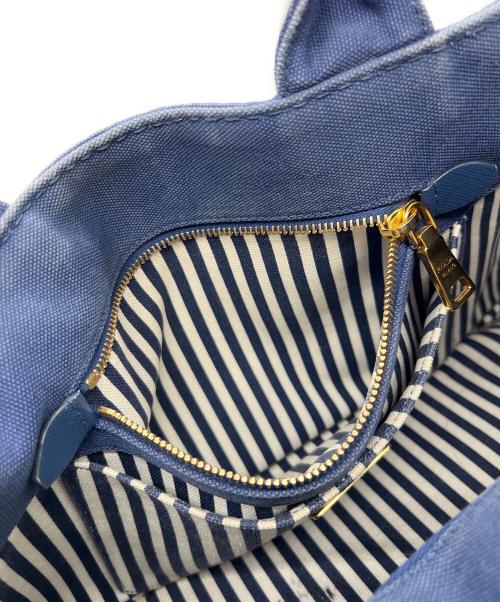 PRADA（プラダ）PRADA (プラダ) ハンドバッグ ブルーの古着・服飾アイテム