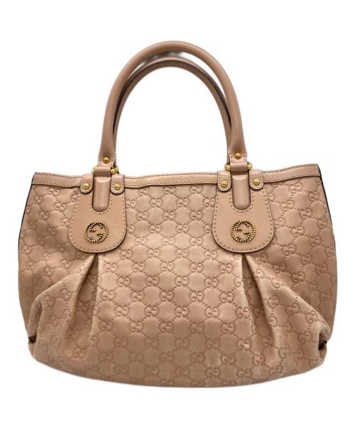 GUCCI（グッチ）GUCCI (グッチ) トートバッグ ピンクの古着・服飾アイテム