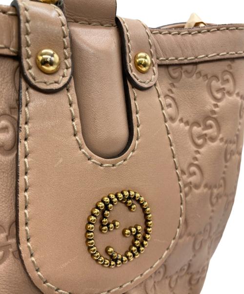 GUCCI（グッチ）GUCCI (グッチ) トートバッグ ピンクの古着・服飾アイテム