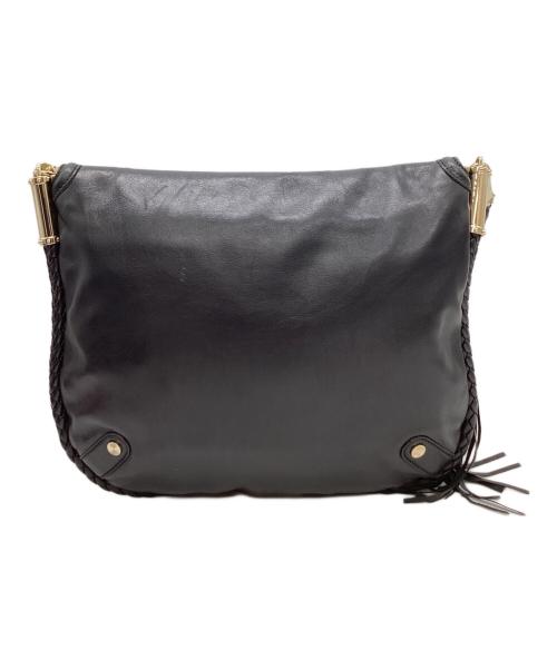 GUCCI（グッチ）GUCCI (グッチ) GUCCI　インターロッキング　ワンショルダーバッグ ブラックの古着・服飾アイテム