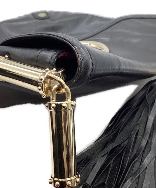 GUCCI（グッチ）GUCCI (グッチ) GUCCI　インターロッキング　ワンショルダーバッグ ブラックの古着・服飾アイテム