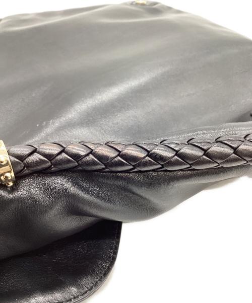 GUCCI（グッチ）GUCCI (グッチ) GUCCI　インターロッキング　ワンショルダーバッグ ブラックの古着・服飾アイテム