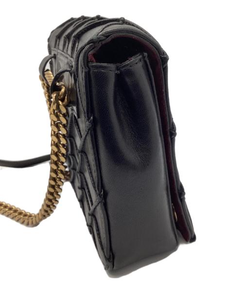 MARC JACOBS（マークジェイコブズ）MARC JACOBS (マークジェイコブズ) チェーンショルダーバッグ ブラックの古着・服飾アイテム