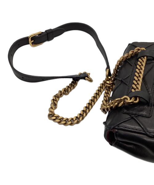 MARC JACOBS（マークジェイコブズ）MARC JACOBS (マークジェイコブズ) チェーンショルダーバッグ ブラックの古着・服飾アイテム
