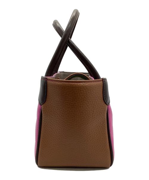 A.D.M.J.（エーディーエムジェイ）A.D.M.J. (エーディーエムジェイ) ハンドバッグ ピンクの古着・服飾アイテム