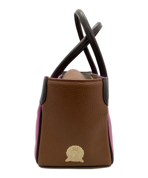 A.D.M.J.（エーディーエムジェイ）A.D.M.J. (エーディーエムジェイ) ハンドバッグ ピンクの古着・服飾アイテム