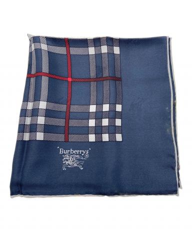 中古・古着通販】BURBERRY (バーバリー) スカーフ ネイビー｜ブランド