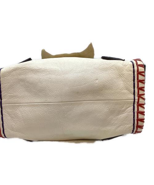 BALENCIAGA（バレンシアガ）BALENCIAGA (バレンシアガ) トートバッグ ホワイト×ブルーの古着・服飾アイテム