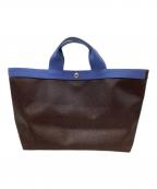 Herve Chapelierエルベシャプリエ）の古着「舟形トートバッグ」｜ダークブラウン