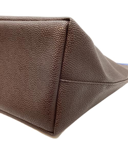 Herve Chapelier（エルベシャプリエ）Herve Chapelier (エルベシャプリエ) 舟形トートバッグ ダークブラウンの古着・服飾アイテム