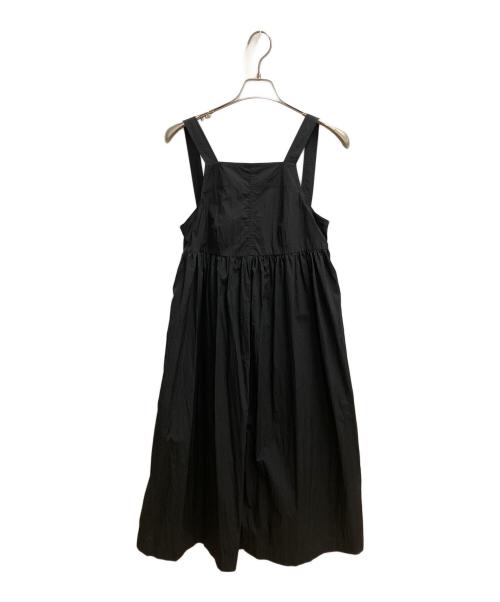 THE SHINZONE（ザ シンゾーン）THE SHINZONE (ザ シンゾーン) エプロンドレス　ノースリーブワンピース ブラック サイズ:SIZE 34の古着・服飾アイテム