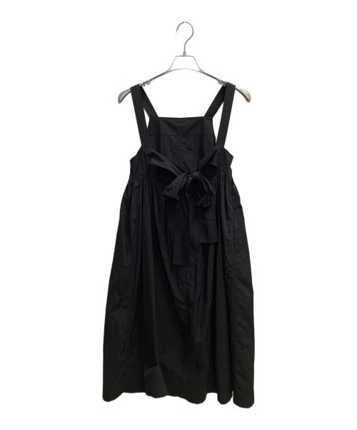 THE SHINZONE（ザ シンゾーン）THE SHINZONE (ザ シンゾーン) エプロンドレス　ノースリーブワンピース ブラック サイズ:SIZE 34の古着・服飾アイテム