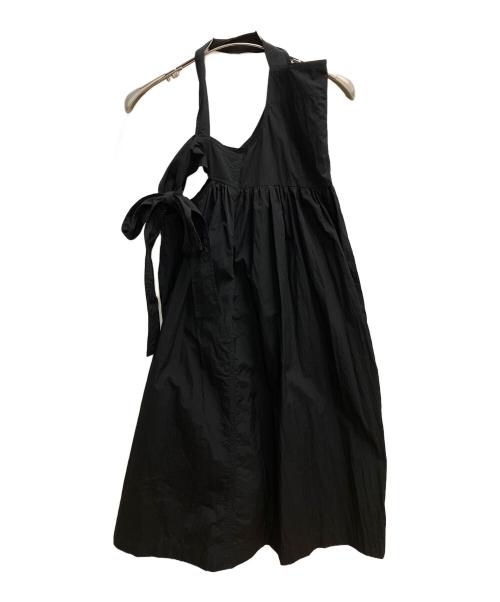 THE SHINZONE（ザ シンゾーン）THE SHINZONE (ザ シンゾーン) エプロンドレス　ノースリーブワンピース ブラック サイズ:SIZE 34の古着・服飾アイテム