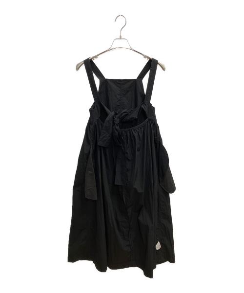 THE SHINZONE（ザ シンゾーン）THE SHINZONE (ザ シンゾーン) エプロンドレス　ノースリーブワンピース ブラック サイズ:SIZE 34の古着・服飾アイテム