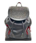 Christian Louboutinクリスチャン・ルブタン）の古着「リュック」｜ブラック×レッド