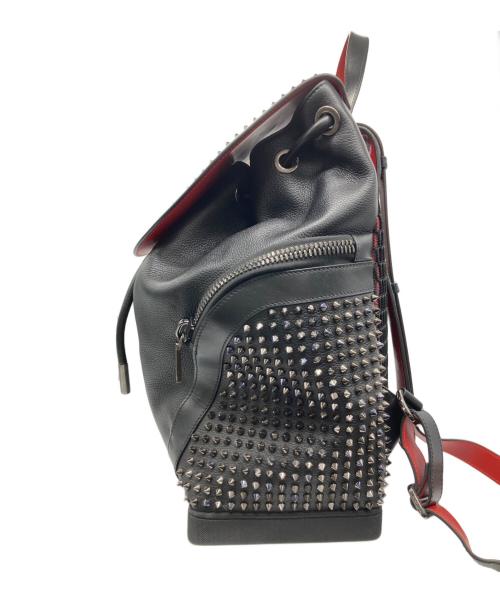 Christian Louboutin（クリスチャン・ルブタン）Christian Louboutin (クリスチャン・ルブタン) リュック ブラック×レッドの古着・服飾アイテム