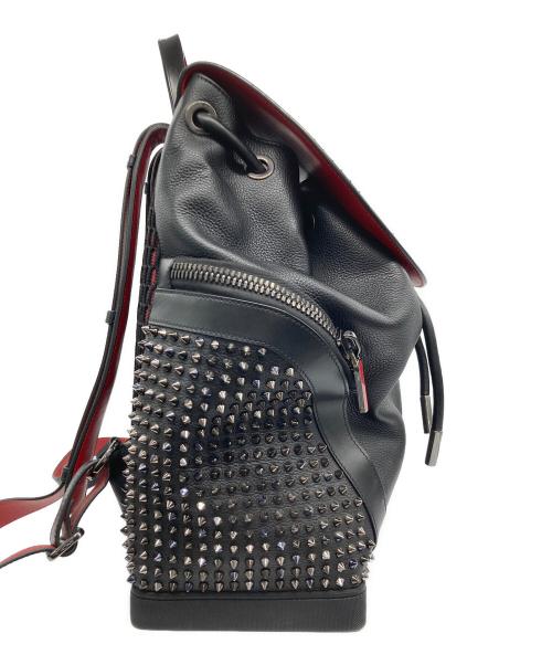 Christian Louboutin（クリスチャン・ルブタン）Christian Louboutin (クリスチャン・ルブタン) リュック ブラック×レッドの古着・服飾アイテム